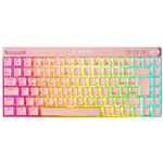 Teclado Inalámbrico RGB Mars Gaming MKCLOUD Rosa, Switch Outemu SQ PRO Azul, Idioma Español