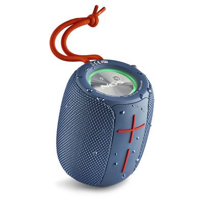 Ngs Azul Altavoz Inalámbrico Roller Nitro 1 10W Resistente Al Agua Ipx5 Bt/Tws/ Aux In/ Radio Fm