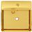 Lavabo vidaXL con rebosadero 41x41x15 cm cerámica dorado_2