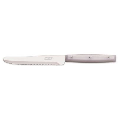 Cuchillo De Postre Arcos De Mesa 370600 Monoblock De Una Pieza De Acero Inoxidable Y Hoja De 11 Cm En Caja