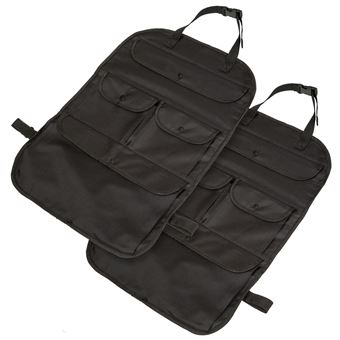 2 bolsos organizadores para asiento coche, Negro