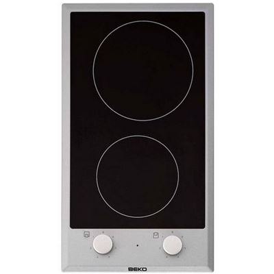 Placa De Inducción Beko Hdcc 32200x Hobs 2 Zonas 30cm Negro
