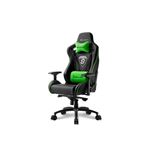 Silla Gamer Sharkoon skiller sgs4 150 kg 200 cm acero negro verde cloruro de polivinilo pvc 0 14