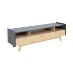 Mueble de TV Denise 160x40x50cm Gris Thinia Home