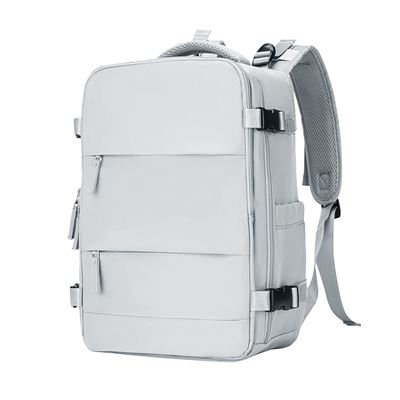 Mochila Cabina Viaje Dam De Gran Capacidad Con Multicompartimento Azul Claro