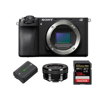 Sony a6700 + lente Sony E PZ 16-50 mm F 3.5-5.6 OSS (negro) + Sony NP-FZ100 + SanDisk 128 GB Extreme Pro SDXC UHS-II U3 300 MB/s - 1