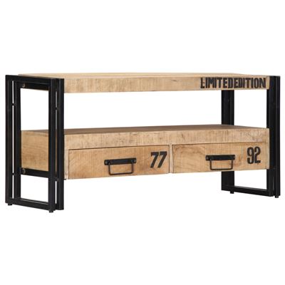 Mueble Para Tv Vidaxl 100x30x45 Cm Madera Maciza De