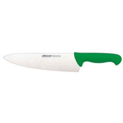 Cuchillo De Cocinero Arcos Colour - Prof 290821 De Acero Inoxidable Y Mango Ergonómico - Verde