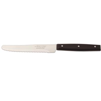 Cuchillo De Postre Arcos De Mesa 370625 Monoblock De Una Pieza De Acero Inoxidable Y Hoja De 11 Cm En Caja