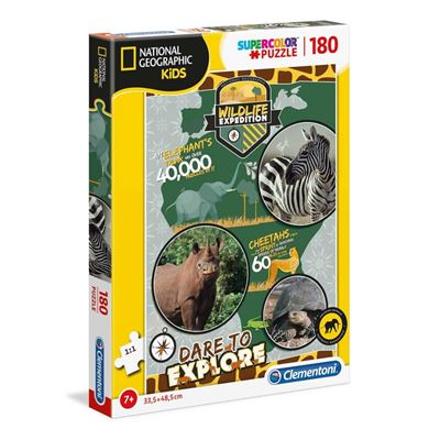 Puzzle Clementoni National Geographic Wildelife 180 Piezas