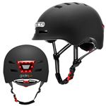 Casco Safe&Go Gridinlux Negro L Luz LED