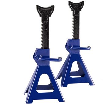 2 caballetes elevadores hasta 3000kg, Azul