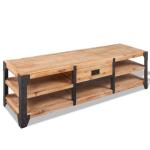 Mueble para TV madera de acacia maciza 140x40x45 cm