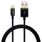 Leitz 62120095 1m USB a Lightning Negro, Verde Cable USB - Cables USB