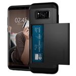 Carcasa Spigen Slim Armor Card Slider para Samsung Galaxy S8 - Negro