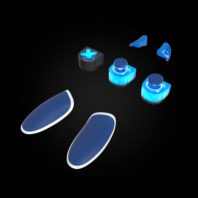 Gamepad Para Xbox Thrustmaster Eswap X Led Blue Crystal Pack