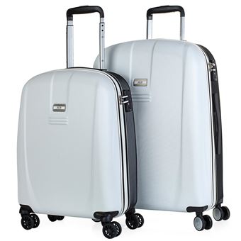 Set 2 maletas de viaje trolley Jaslen Bucarest blanco-negro, Maleta /  Trolley, Los mejores precios | Fnac