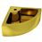 Lavabo vidaXL con rebosadero 45x32x12,5 cm cerámica dorado_0