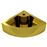 Lavabo vidaXL con rebosadero 45x32x12,5 cm cerámica dorado_1