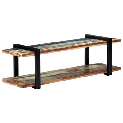 Mueble Para La Tv Vidaxl De Madera Maciza Reciclada Cm
