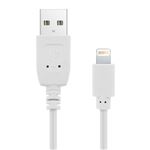 Cable USB a Lightning Apple 1,2 metros Quick Charge Blanco