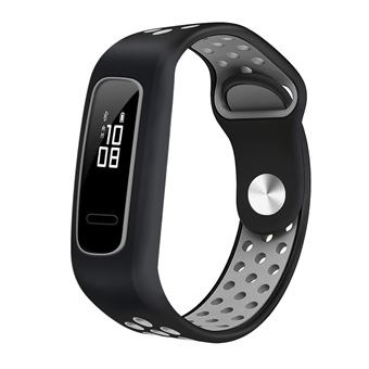 Correa de Silicona para HONOR BAND 4 Running/Huawei 3E/AW70, Negro \u0026 Gris -  Accesorios para smartwatch - Los mejores precios | Fnac