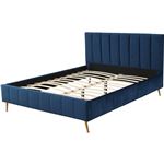 Cama Melissa, 160 x 200 cm, Azul oscuro