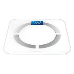 Medisana Bs-430 Connect - Báscula con Análisis Corporal y Bluetooth, Color Blanco, Versión Española