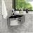 Lavabo vidaXL con rebosadero 45x32x12,5 cm cerámica plateado_1