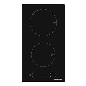 Placa de inducción SCHNEIDER SCDI30N1 Integrable 2 fuegos Touch control  30cm 3500W - Cocina - Los mejores precios