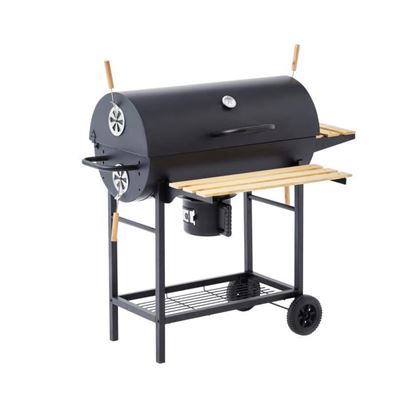 Barbacoa De Carbón Cookingbox Mike Superficie De Cocción 71 X 35 Cm