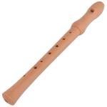 Flauta de madera 8 agujeros arce marrón