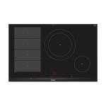 Placa de inducción Siemens EX875LEC1E hobs 1 Zona Flex 2 Zonas 80cm 7400W Negro