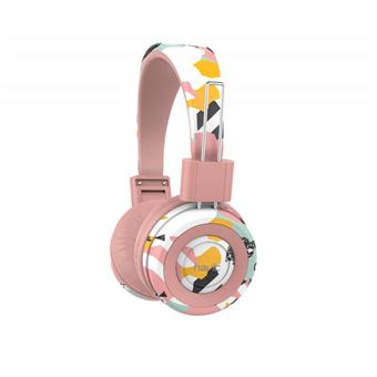 Auriculares Havit Estampados Con Micrófono HV-H2238D Rosa - 1
