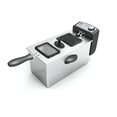 Freidora Semi-profesional De Acero Inoxidable Sogo Fre-ss-10425
