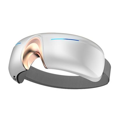 Masajeador Ocular Dam Con 4 Modos De Vibración Modo Calor Y Compresión Caliente Blanco