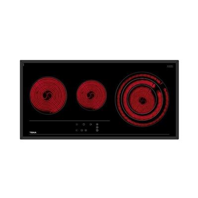 Placa Vitrocerámica Teka Trc83631 3 Zonas 80cm 5700w Negro