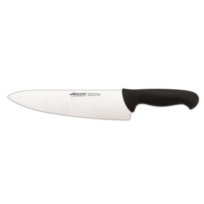 Cuchillo De Cocinero Arcos Colour - Prof 290825 De Acero Inoxidable Y Mango Ergonómico - Negro