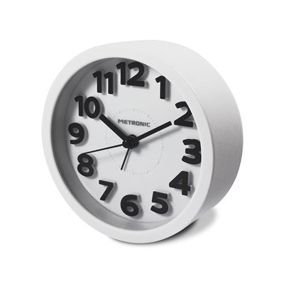 Despertador Metronic Clasico - Blanco