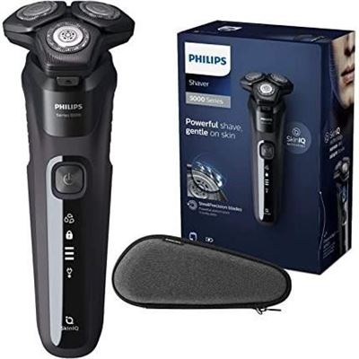 Afeitadora RAZOR 5000 Series Philips S5588 + estuche de transporte Negro