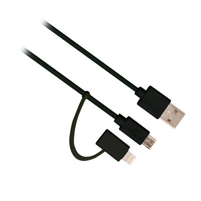 Ewent 1M, Usb2.0-A - Usb2.0-B Micro, Lightning - Cables Usb