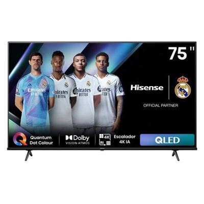 Tv Qled 75" Hisense 75e7nq Ultrahd 4k Hdr10 Negro E