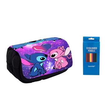 Estuche manga con 12 rotuladores de colores Goserda -Stitch #03 - 1