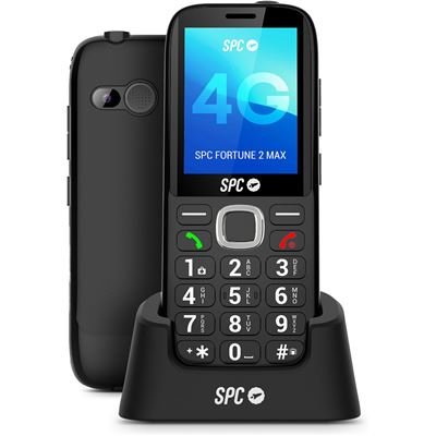 Teléfono Móvil Para Mayores Spc Fortune 2 Max Con 4g, Teclas Grandes, 104db De Timbre Llamada Y Base De Carga
