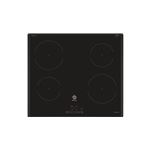 Placa de inducción Balay 3EB861LR 4 Zonas Bisel 60cm 4600W Negro