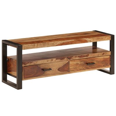 Mueble Para Tv Vidaxl 120x35x45 Cm Madera Maciza De