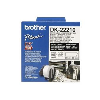 Brother DK-22210 Continuous Paper Tape - Etiquetas de impresora - 1
