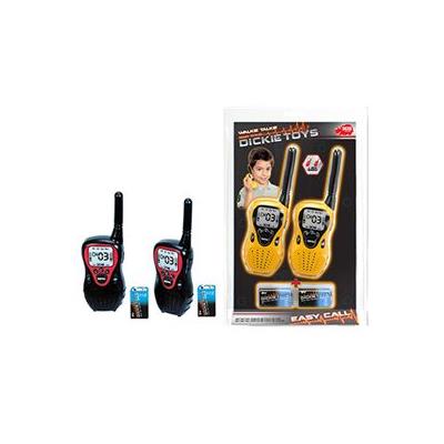 Walkie talkie 16cm alcance 80m negro o amarillo