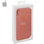 Funda Original iPhone X / iPhone XS Folio Leather Soft Pink (Con Blister)
