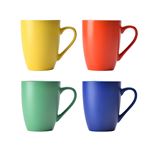 United Colors Of benetton. set 4pcs tazas 330ml gres casa multicolor 4 unidad paquete de 1 4pc